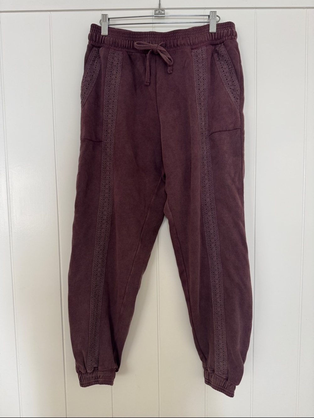 Threads 4 Thought Women's Maroon Track Joggers